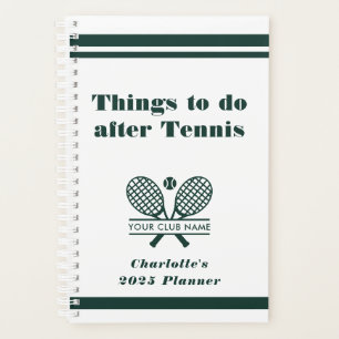 Nom du club de tennis Team Player 2025 Green Custo