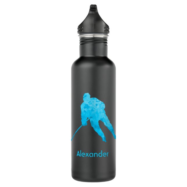 Nom du joueur de bouteille d'eau de hockey sur gla (Droite)