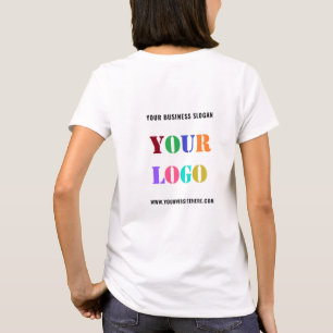 Nom du logo de votre entreprise Site Web T-Shirt M
