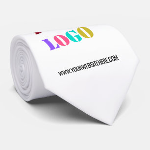 Nom du logo personnalisé Site Web Cravate promotio