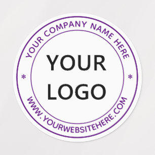 Nom du logo personnalisé Site Web Étiquettes Vos c