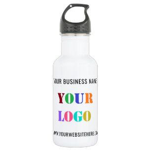 Nom du logo Site Bouteille d'eau Société promotion