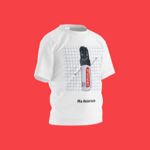 Nom du marqueur à main mignonne T-shirt