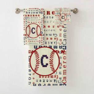 Nom du monogramme bleu marine Cadeaux pour enfants