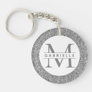 Nom du monogramme de la Parties scintillant d'arge