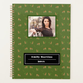 Nom du Motif animal léopard élégant, planificateur