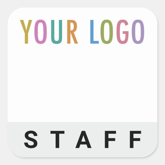 Nom du personnel temporaire Stickers Nom blanc Ins (Devant)