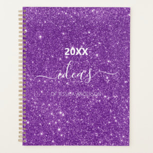 Nom du script de parties scintillant violet modern