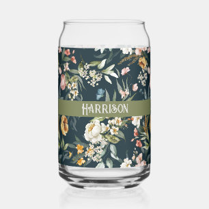 Nom, Elegant 1600s Still Life Florals Oxford Blue