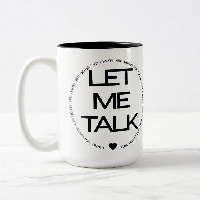 Nom 'Em Coffee Mug (Gauche)