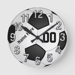 NOM et horloges murales du football de NOMBRE du