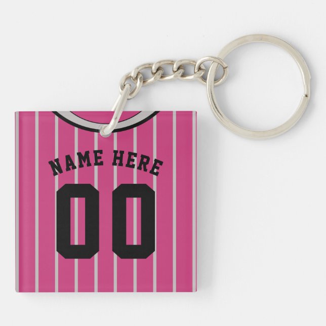 Nom et numéro Clavier Jersey, softball de baseball (Dos)