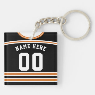 Nom et numéro Hockey Jersey Keyring, Lacrosse