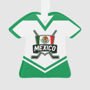 Nom et numéro Jersey Mexique Logo Ornement