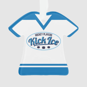 Nom et numéro Joueurs de hockey Kickice Ornament
