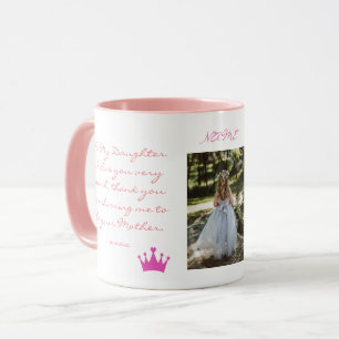 Nom et photo de la tasse personnalisée de la fill