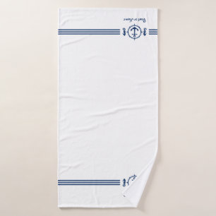 Nom fait sur commande sh0c de serviette de Bath