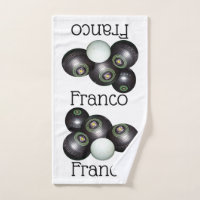 Nom Franco Avec Conception De Boules De Pelouse,