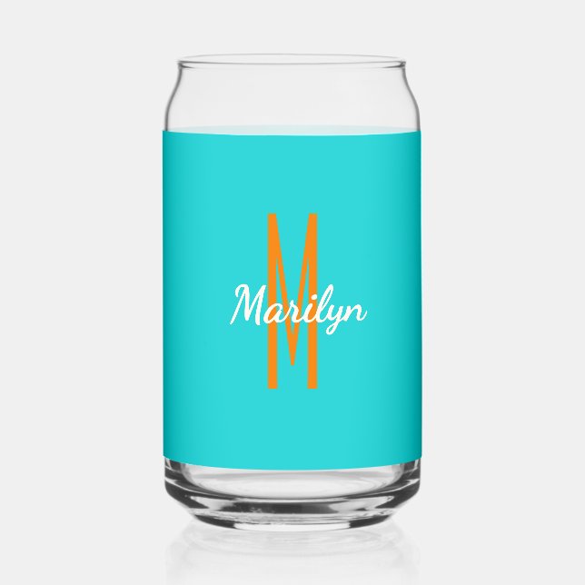 Nom initial | Boisson Turquoise Foncé Orange (Recto)
