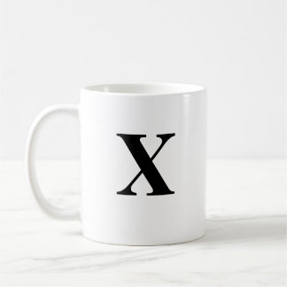Nom initial et personnalisé Café Mug