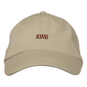 Nom KING Casquette brodé imprimé - Casquette