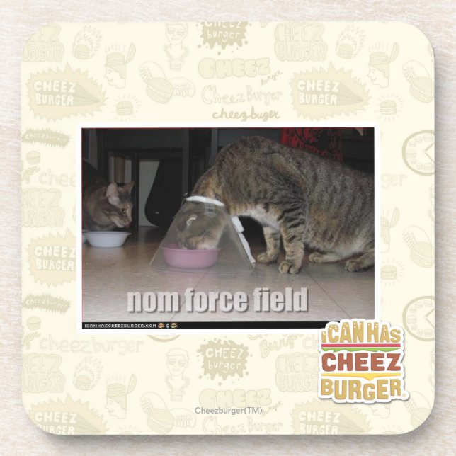 nom Kraftfeld Untersetzer (Vorderseite)