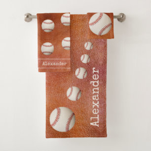Nom monogramme baseball softball salle de sport