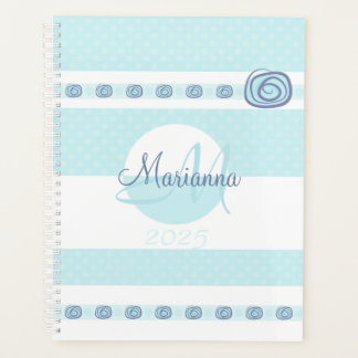 Nom Monogramme Bleu 2025 Moderne