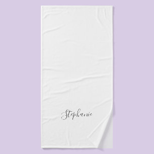 Nom Monogramme Gris Blanc Personnalisé Simple Mini