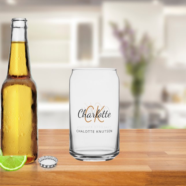 Nom monogramme initiales écriture (Créateur téléchargé)