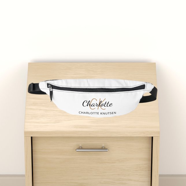 Nom monogramme initiales script simple (Créateur téléchargé)