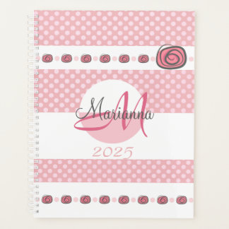 Nom Monogramme Rose 2025 Moderne
