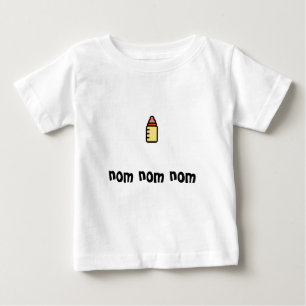nom nom nom baby t-shirt