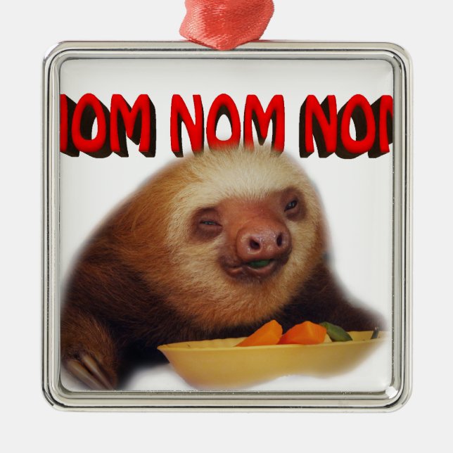 nom nom nom ornament aus metall (Vorne)