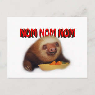 Nom Nom Nom Postkarte