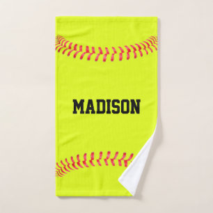 Nom, nom ou texte du joueur de softball personnali