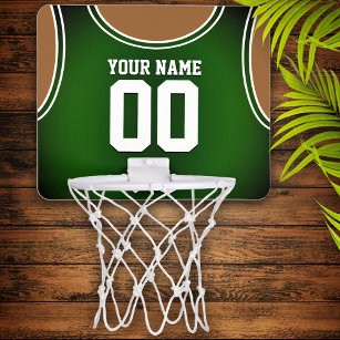 Nom/numéro personnalisé Mini panier de basket