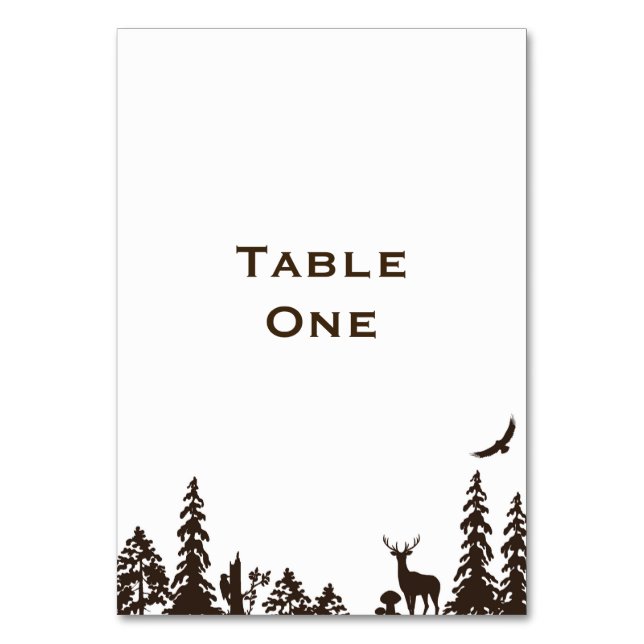 Nom ou numéro de table du Mariage de bois (Par défaut)