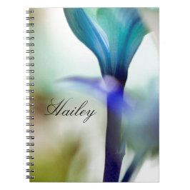 Nom personnalisable Floral Spiral Carnet photo