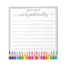 Nom personnalisé | À Partir Du Bureau Du Bloc-Note