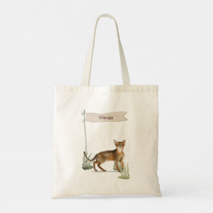 Nom personnalisé Abyssinian Chat Pet Sac fourre-t