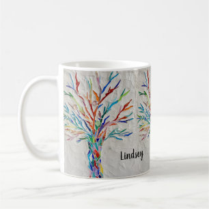 Nom personnalisé Arbre de la Mug Café Vie
