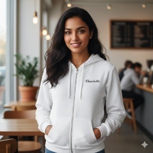 Nom personnalisé Bella Canvas Sweat - shirt à capu