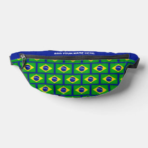 Nom personnalisé BRÉSIL BRASILIA DRAPEAU