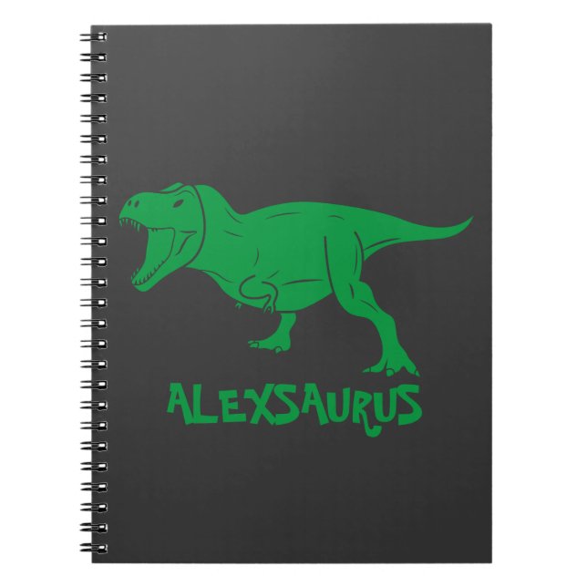 Nom personnalisé Carnet Dinosaur (Devant)