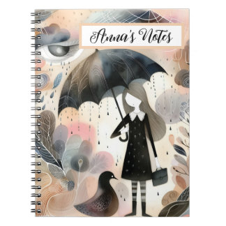 Nom personnalisé Carnet Nature Girl