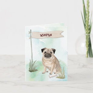 Nom personnalisé Chocolat Lab Animal de compagnie 