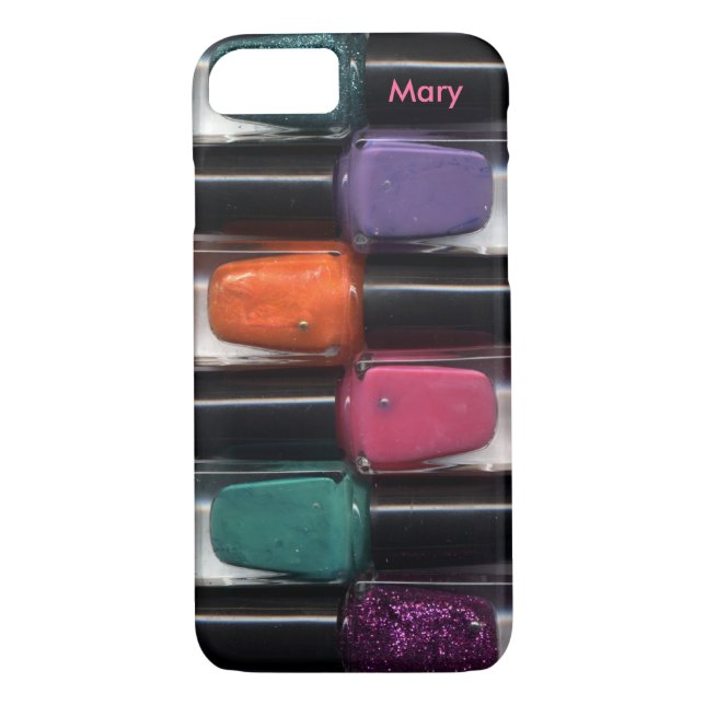 Nom personnalisé Clou polonais iPhone 7 Coque (Dos)