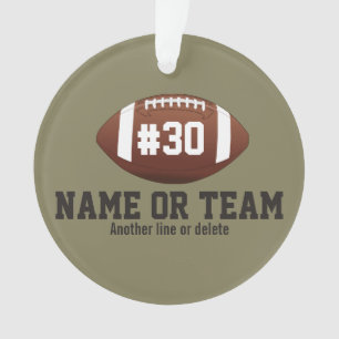 Nom personnalisé de conception du football,