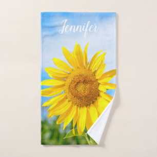 Nom personnalisé de la photo de tournesol